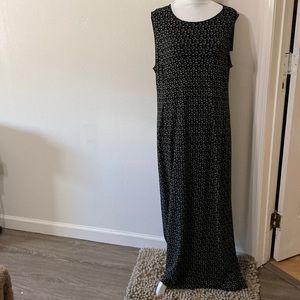 J jill long sleeveless maxi dress size M
